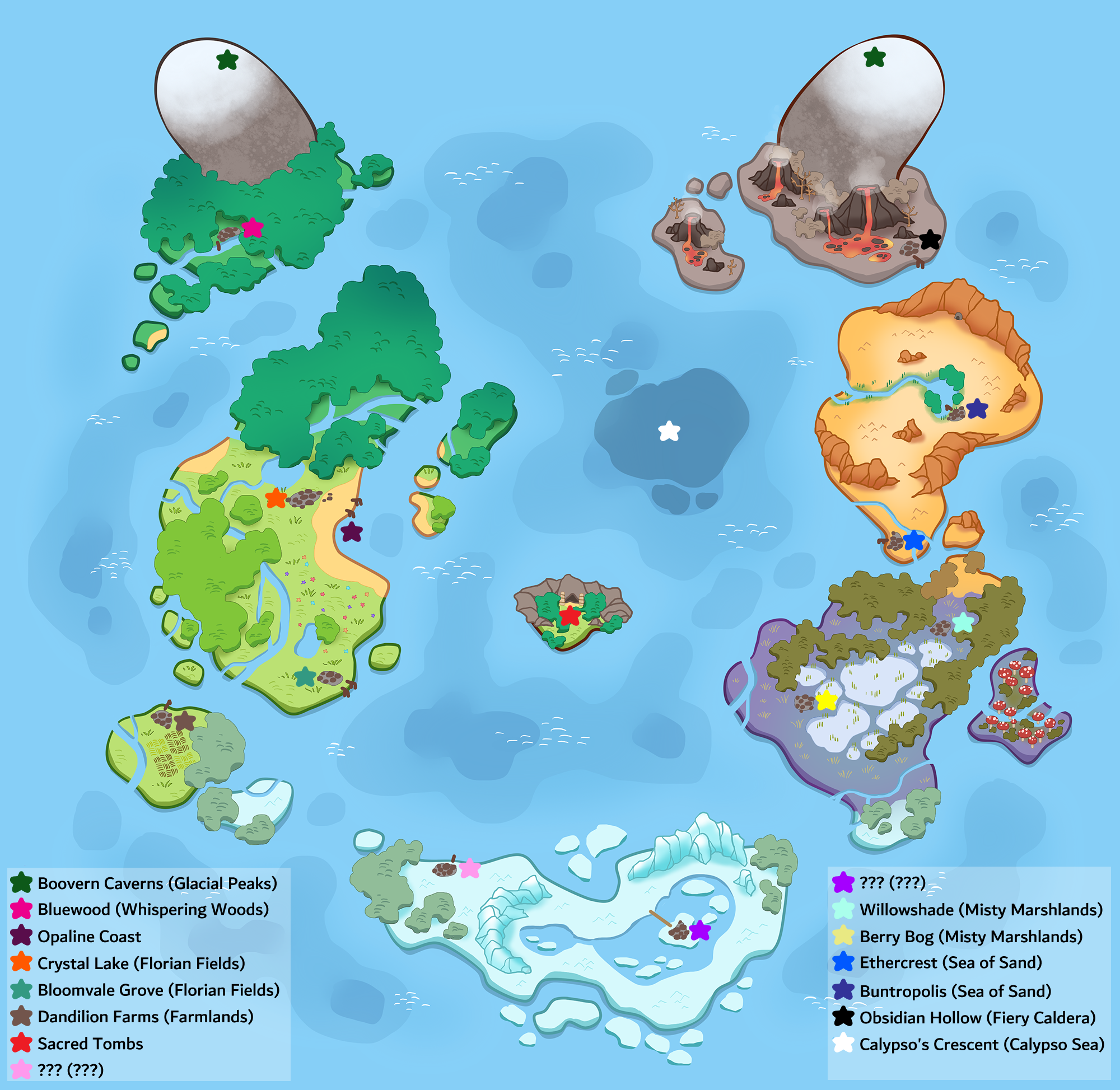 World Map of Booterra
