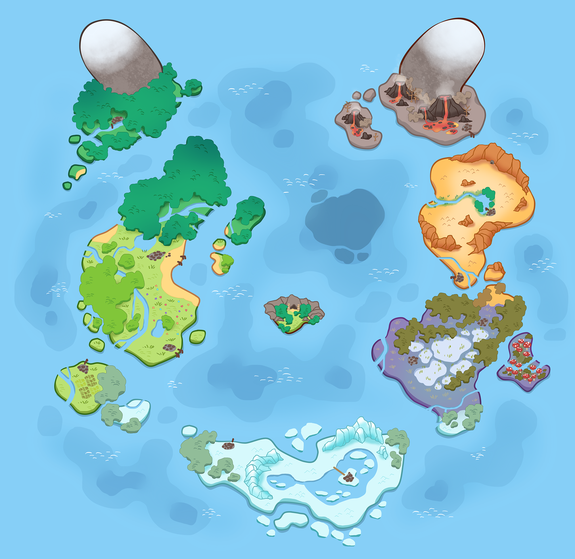 World Map of Booterra